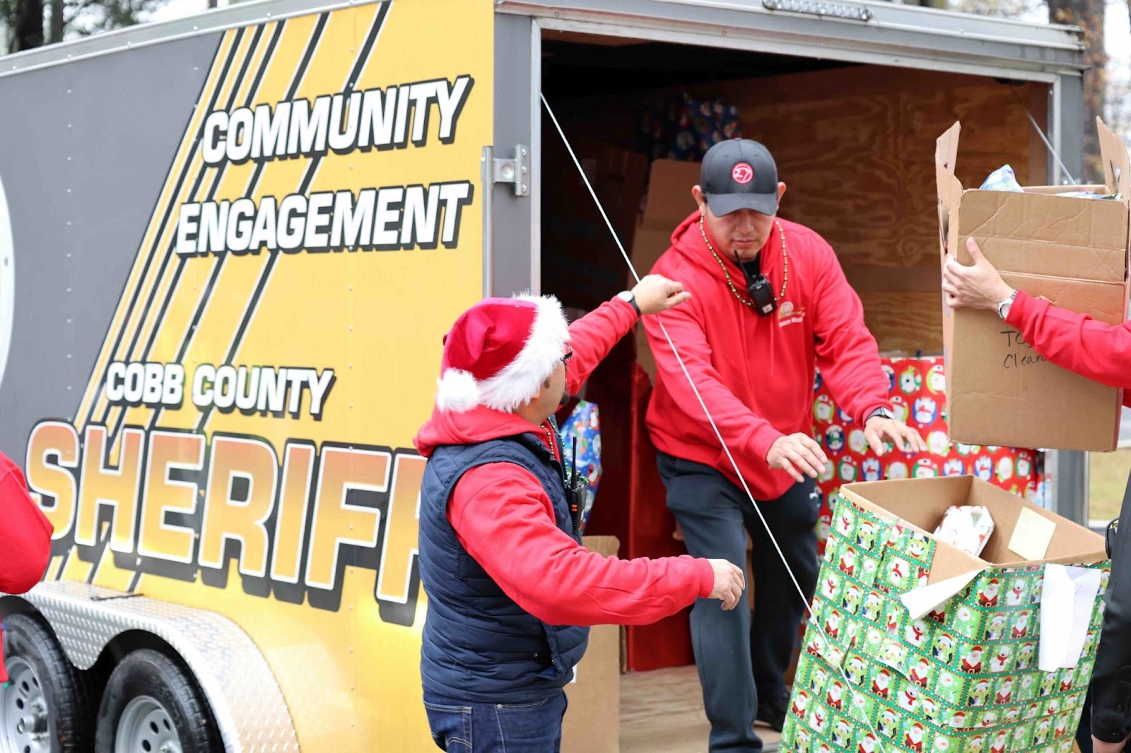 Cobb County Sheriff's Office - Cobb County Sheriff's Office, Cobb Sheriff's  Foundation Bring Holiday Cheer to Underserved Families with Annual Santa On  Wheels